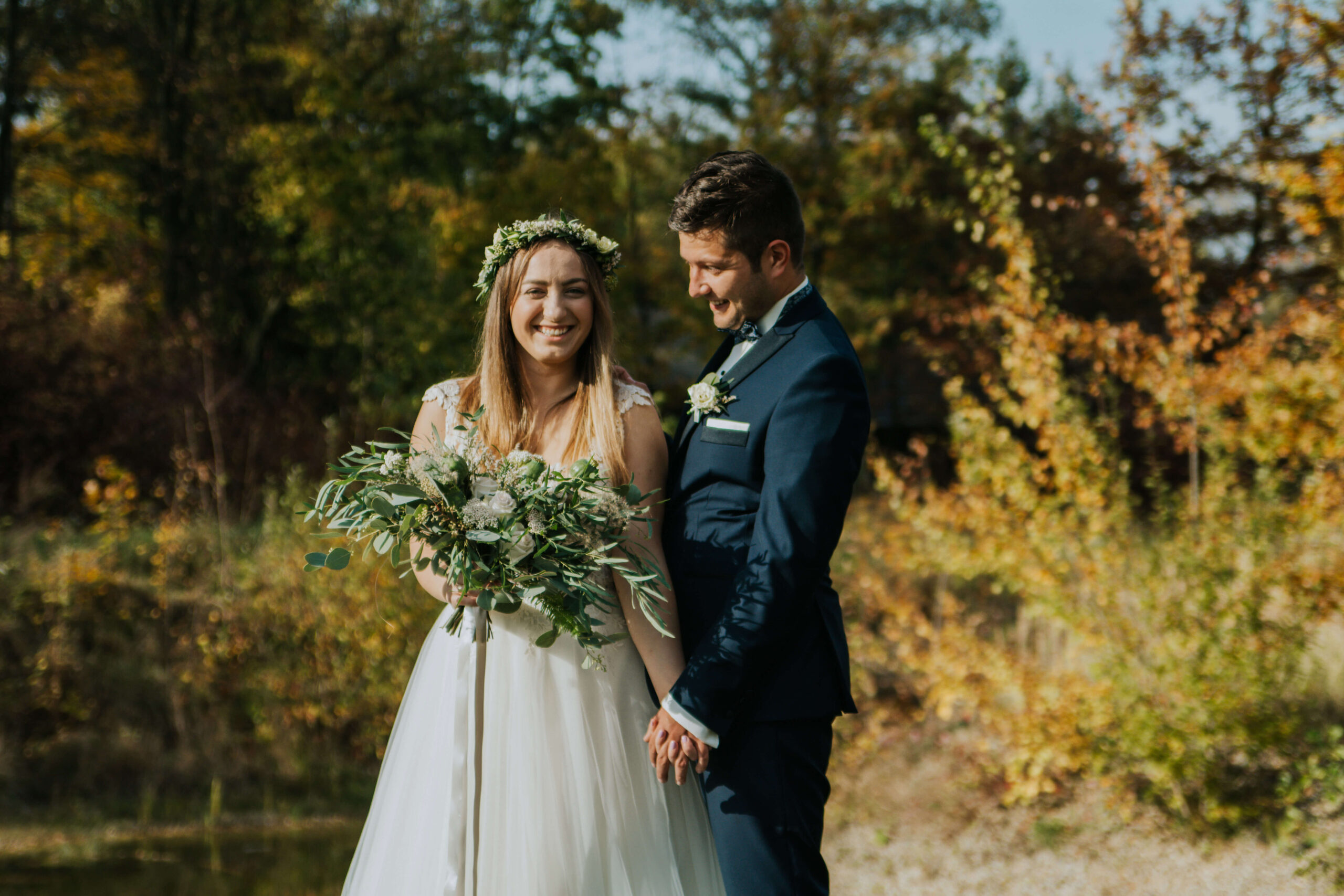 Aneta i Michał – sielski plener ślubny w Chorzowie